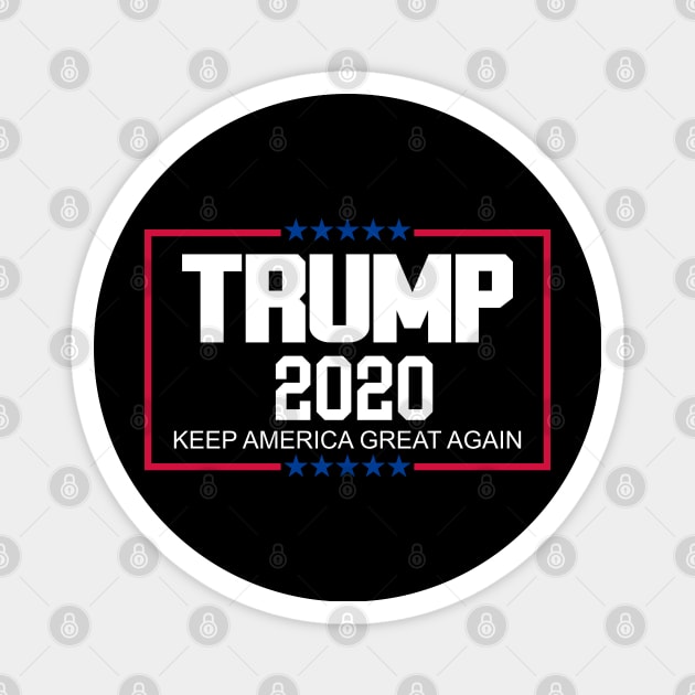 Trump 2020 US President Election Keep America Great T-Shirt Magnet by Johner_Clerk_Design